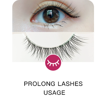 prolong lashes usage